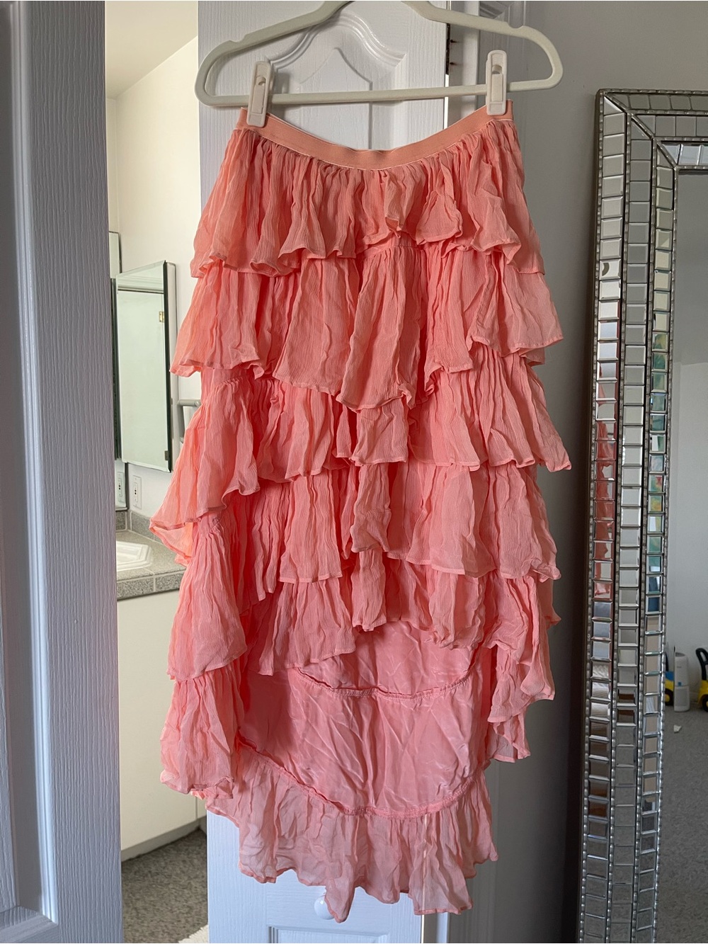 Anthropologie Tiered Ruffle Skirt NWOT